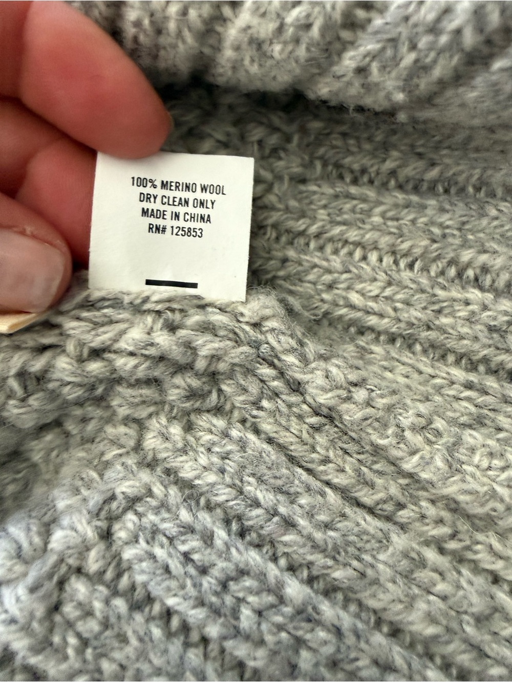 Taylor Stitch The Fisherman Sweater
in Heather Ash - Picture 7 of 10